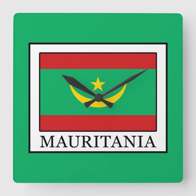 Reloj Cuadrado Mauritania (Anverso)