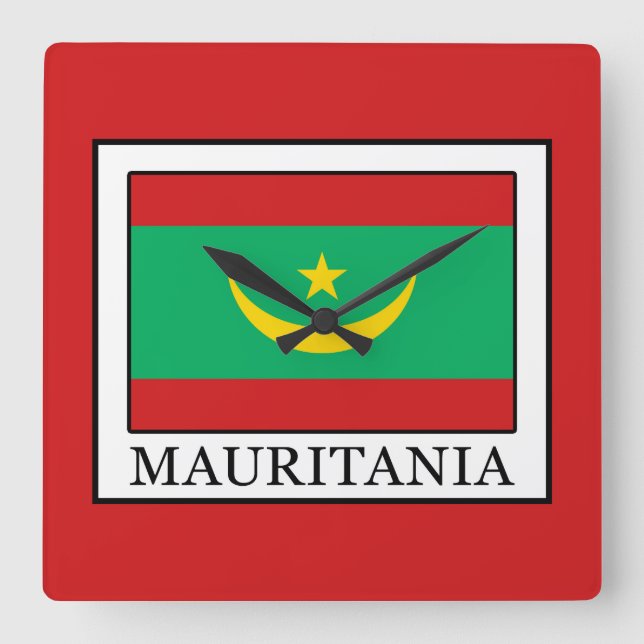 Reloj Cuadrado Mauritania (Anverso)