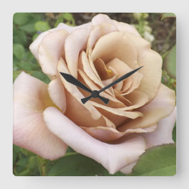 Reloj Cuadrado Mauve Rosa