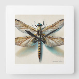 Reloj Cuadrado Mayfly Ephemera 071124IREF227 - Watercolor