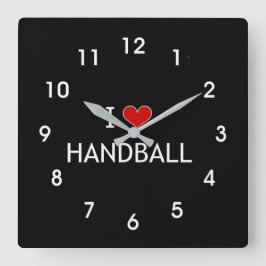 Reloj Cuadrado Me encanta el balonmano