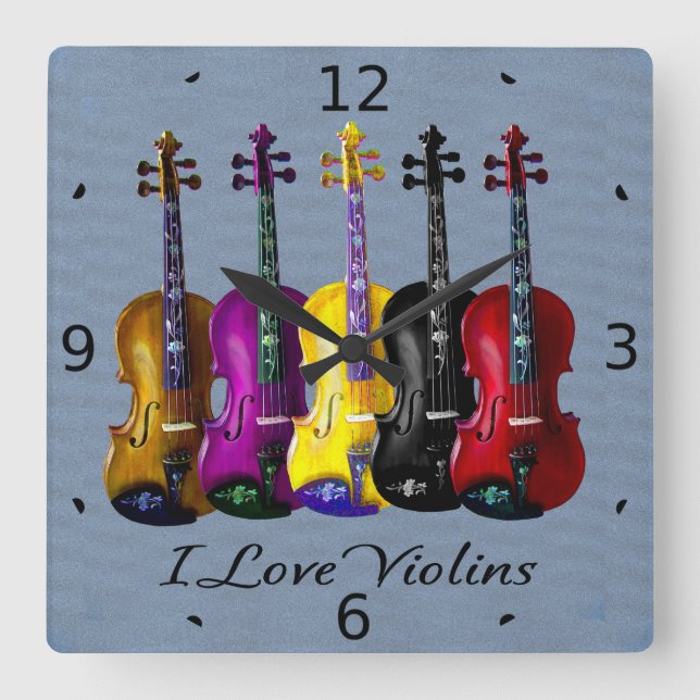 RELOJ CUADRADO ME ENCANTA VIOLINS-2 (Anverso)