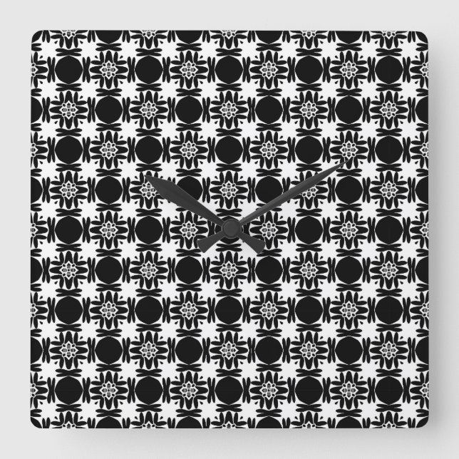 Reloj Cuadrado Medallón de Obsidiana    (Anverso)