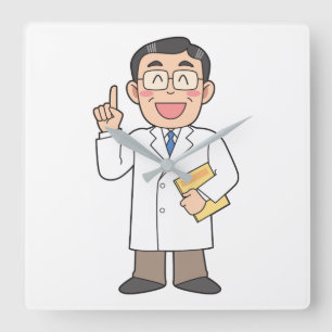 Reloj Cuadrado Médico