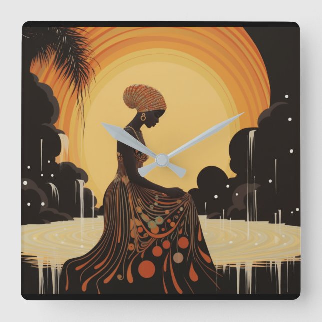 RELOJ CUADRADO MEDITACIÓN Nº 3 (Anverso)