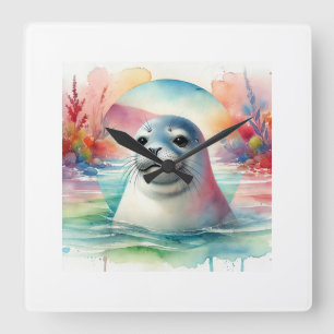 Reloj Cuadrado Mediterranean monk seal serenity 210824AREF111 - W