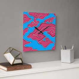 Reloj Cuadrado Mega Mendung Clocks Square