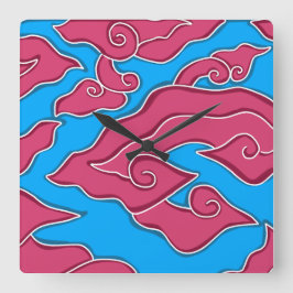 Reloj Cuadrado Mega Mendung Clocks Square