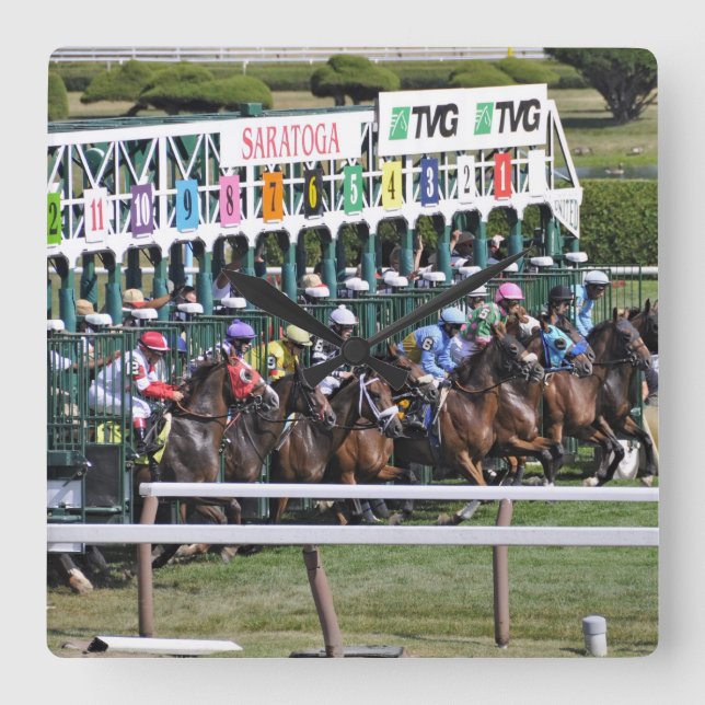 Reloj Cuadrado Mellon Turf (Anverso)