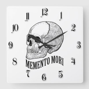 Reloj Cuadrado Memento mori