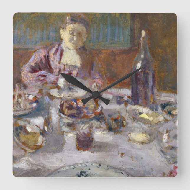 Reloj Cuadrado Merienda (Anverso)