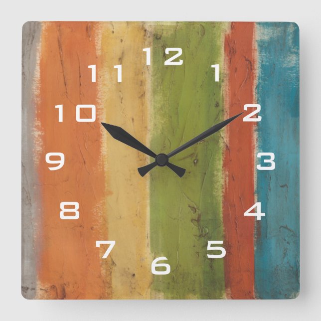 Reloj Cuadrado Mesa Strata I (Anverso)