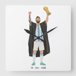 Reloj Cuadrado Messi World Cup Champion 