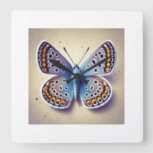 Reloj Cuadrado Metalmark Butterfly 040924IREF250 - Watercolor