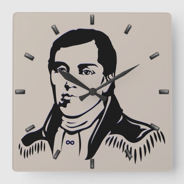 Reloj Cuadrado Metis Hero Clock Metis Leader Cuthbert Grant Clock (Anverso)