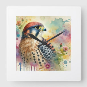 Reloj Cuadrado Mexican Falcon 010924AREF119 - Watercolor