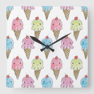 Reloj Cuadrado Mi trato - Helado
