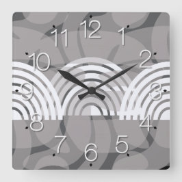 Reloj Cuadrado Minimalist Mixed Boho Arches