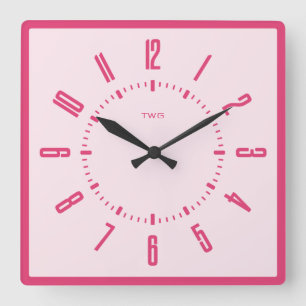 Reloj Cuadrado Minimalista moderno personalizado