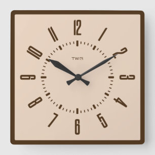 Reloj Cuadrado Minimalista moderno personalizado