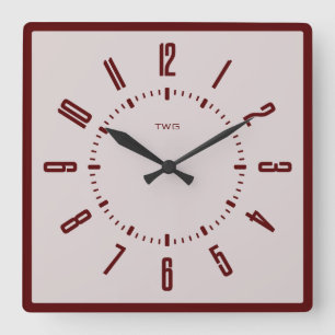 Reloj Cuadrado Minimalista moderno personalizado