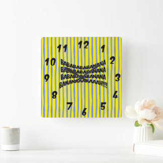 Reloj Cuadrado Minions Babababanana