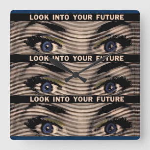 Reloj Cuadrado Mira tu futuro