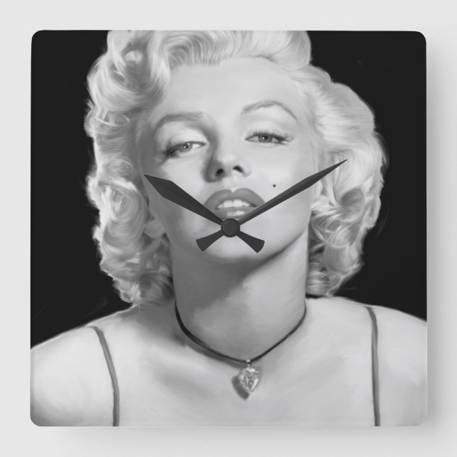 Reloj Cuadrado Mire de amor (Anverso)