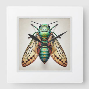 Reloj Cuadrado Misagria Butterfly 180724IREF210 - Watercolor