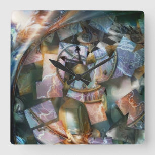 Reloj Cuadrado Misterio del tiempo