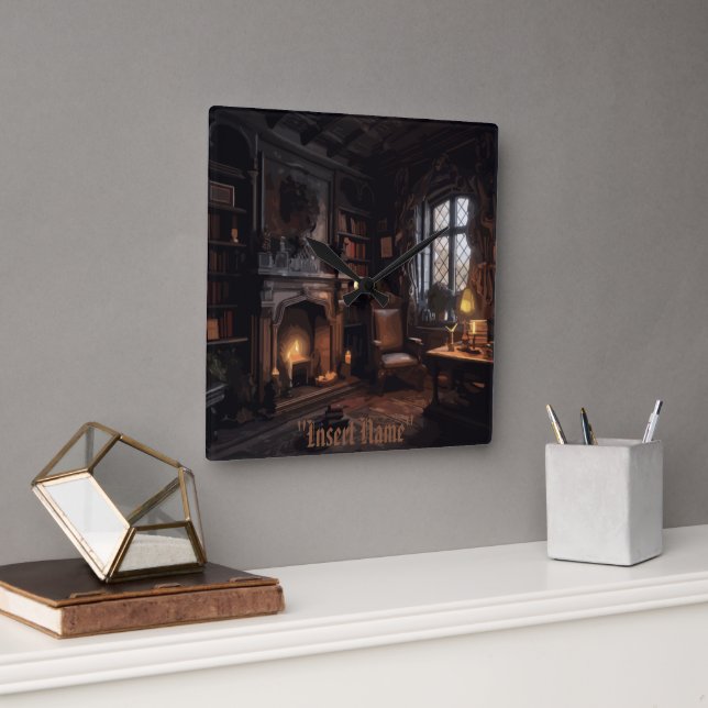 Reloj Cuadrado Misterioso atolladero costero (Oficina)