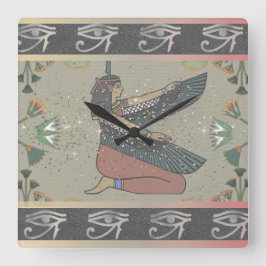 Reloj Cuadrado Misterioso ojo de la princesa ra egipcia