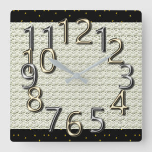 Reloj Cuadrado MOD-Plata y Oro-Relojes del -Arte-de-Time