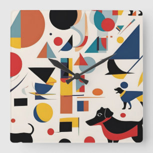 Reloj Cuadrado Moda de arte de Kandinsky / Regalo de amante de lo