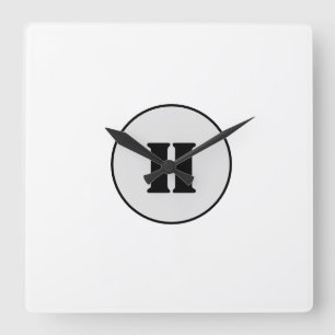 Reloj Cuadrado Moda DE ESTILO MÍNIMO MODERNO MONOGRAM ELEGANTE SI