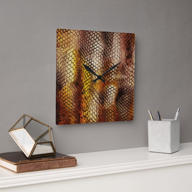 Reloj Cuadrado Moda deslizante (Oficina)