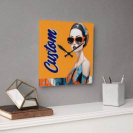 Reloj Cuadrado Moda mujer moderna, elegancia geométrica