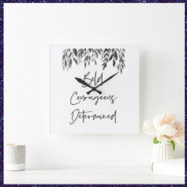 Reloj Cuadrado Moda negrita valiente determinante