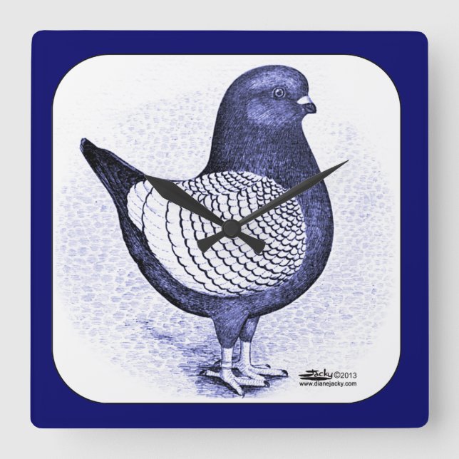 Reloj Cuadrado Modena Argent (Anverso)