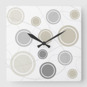 Reloj Cuadrado Modern Abstract Wall Clocks