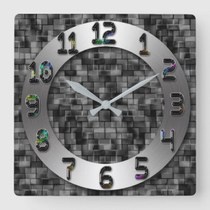 Reloj Cuadrado Modern Art Wall Clock