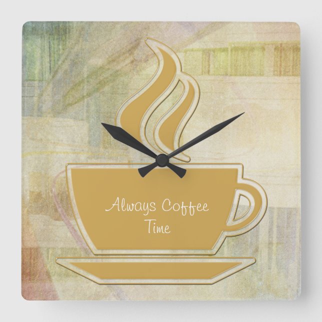 Reloj Cuadrado Modern Art Wall Clocks (Anverso)