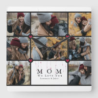Moderna Personalizada Love You Mom 8 Photo collage