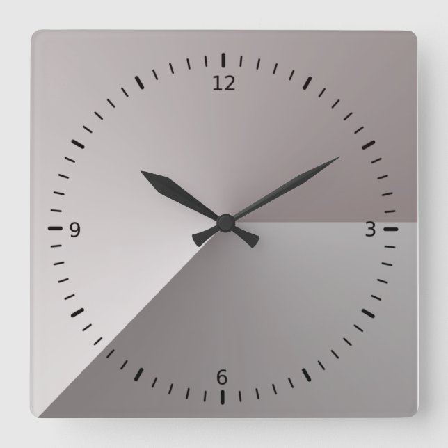 Reloj Cuadrado Moderno (Anverso)