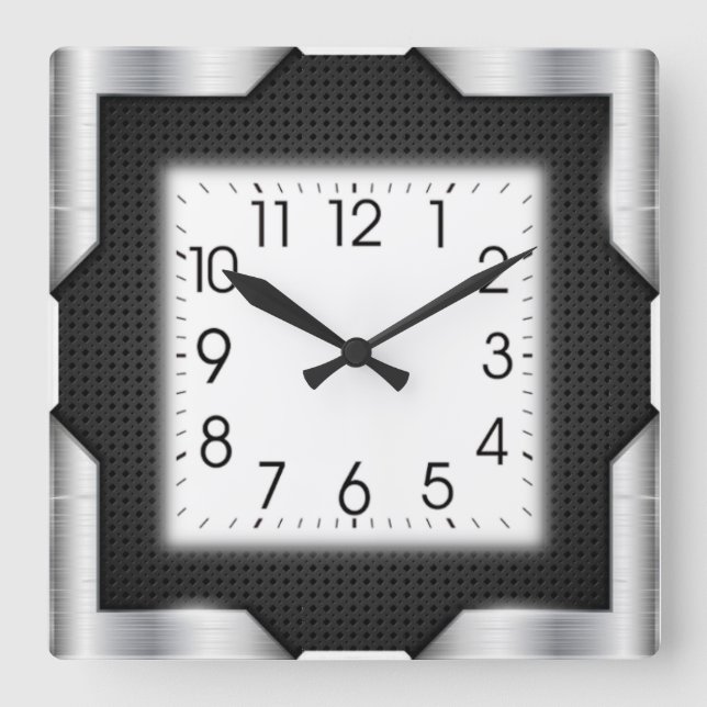 Reloj Cuadrado Moderno (Anverso)