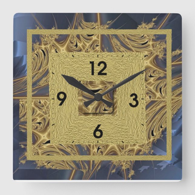 Reloj Cuadrado Moderno (Anverso)