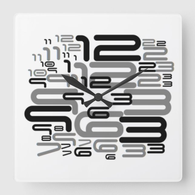 Reloj Cuadrado Moderno (Anverso)
