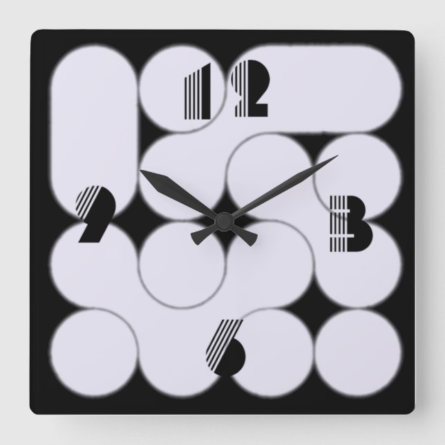 Reloj Cuadrado Moderno (Anverso)