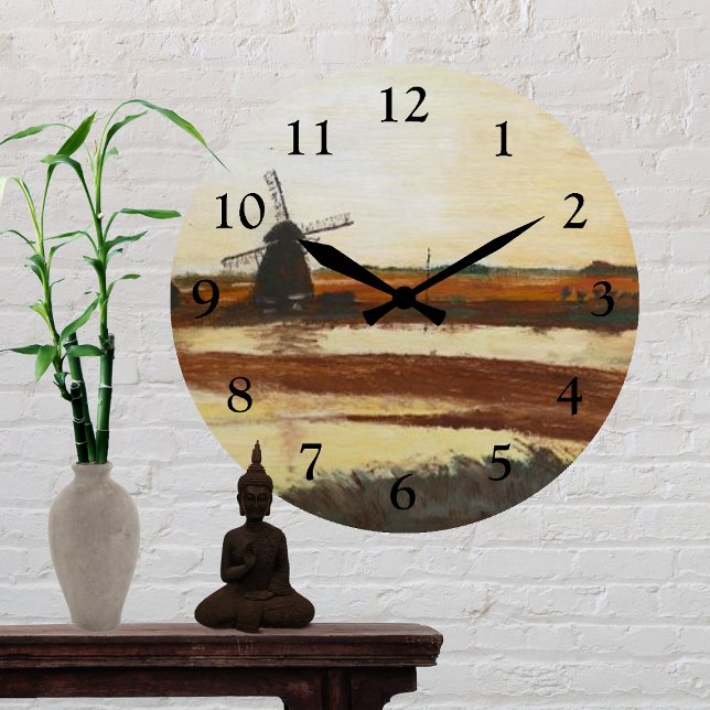 Reloj Cuadrado Molino de viento (Subido por el creador)