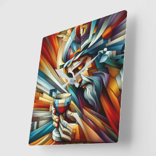 Reloj Cuadrado Momento de agonía